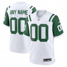 Именная игровая джерси New York Jets Nike Classic Alternate Replica - White