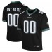 Подростковая Philadelphia Eagles Nike Black Alternate Custom Game Jersey