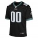 Подростковая Philadelphia Eagles Nike Black Alternate Custom Game Jersey