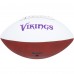 Fran Tarkenton Minnesota Vikings Autographed Fanatics Authentic Franklin White Panel Football with HOF 86 Inscription