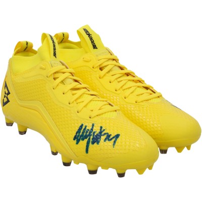 Marshawn Lynch Seattle Seahawks Autographed Fanatics Authentic Yellow Beast Mode B.T.A Elite Football Cleats