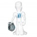Aidan Hutchinson Detroit Lions Series 5 GameChanger 6 Vinyl Figurine - Look for Rare Solid Color Variants