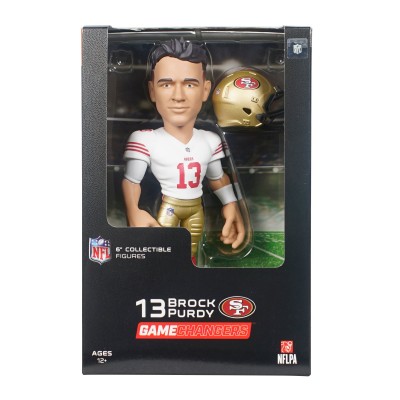 Brock Purdy San Francisco 49ers Series 5 GameChanger 6 Vinyl Figurine - Look for Rare Solid Color Variants