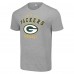 Футболка Green Bay Packers Starter Heather Gray Logo