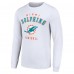 Miami Dolphins Starter White Long Sleeve T-Shirt