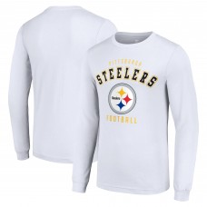 Pittsburgh Steelers Starter White Long Sleeve T-Shirt