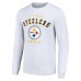 Pittsburgh Steelers Starter White Long Sleeve T-Shirt
