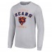 Футболка с длинным рукавом Chicago Bears Starter - Heather Gray