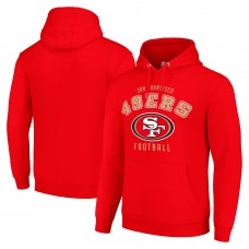 Unisex San Francisco 49ers Starter Scarlet Logo Pullover Hoodie