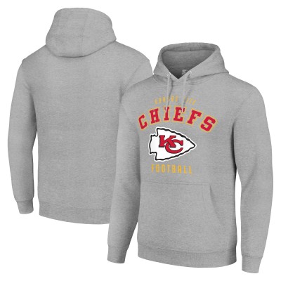 Толстовка Kansas City Chiefs Starter Unisex Logo - Heather Gray
