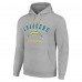 Толстовка Los Angeles Chargers Starter Unisex Logo - Heather Gray