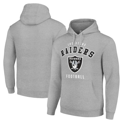 Толстовка Las Vegas Raiders Starter Unisex Logo - Heather Gray