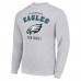 Свитшот Philadelphia Eagles Starter Team Logo - Heather Gray
