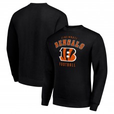 Cincinnati Bengals Starter Black Team Logo Pullover Sweatshirt