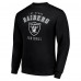 Las Vegas Raiders Starter Black Team Logo Pullover Sweatshirt