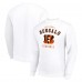 Cincinnati Bengals Starter White Team Logo Pullover Sweatshirt