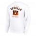 Cincinnati Bengals Starter White Team Logo Pullover Sweatshirt