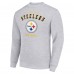 Кофта Pittsburgh Steelers Starter Team Logo - Heather Gray
