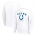 Indianapolis Colts Starter White Team Logo Pullover Sweatshirt