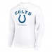Indianapolis Colts Starter White Team Logo Pullover Sweatshirt