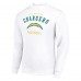 Los Angeles Chargers Starter White Team Logo Pullover Sweatshirt