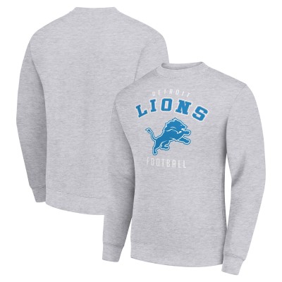 Свитшот Detroit Lions Starter Team Logo - Heather Gray