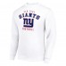 New York Giants Starter White Team Logo Pullover Sweatshirt