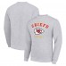 Свитшот Kansas City Chiefs Starter Team Logo - Heather Gray