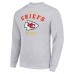 Свитшот Kansas City Chiefs Starter Team Logo - Heather Gray