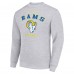 Los Angeles Rams Starter Team Logo Pullover Sweatshirt - Heather Gray