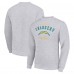 Los Angeles Chargers Starter Heather Gray Team Logo Pullover Sweatshirt
