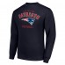 New England Patriots Starter Navy Team Logo Pullover Sweatshirt