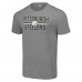 Pittsburgh Steelers Starter Heather Gray Team Mesh Print Graphic T-Shirt