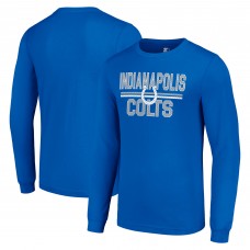 Indianapolis Colts Starter Royal Team Mesh Print Graphic Long Sleeve T-Shirt