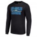 Футболка с длинным рукавом Los Angeles Chargers Starter Team Mesh Print Graphic - Black
