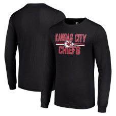Футболка с длинным рукавом Kansas City Chiefs Starter Mesh Team Graphic - Black