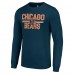 Футболка с длинным рукавом Chicago Bears Starter Team Graphic - Navy