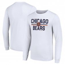 Футболка с длинным рукавом Chicago Bears Starter Team Graphic - White