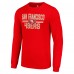 Футболка с длинным рукавом San Francisco 49ers Starter Team Mesh Print Graphic - Scarlet