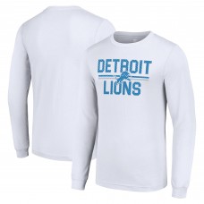 Футболка с длинным рукавом Detroit Lions Starter Team Mesh Print Graphic - White