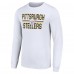 Футболка с длинным рукавом Pittsburgh Steelers Starter Team Mesh Print Graphic - White