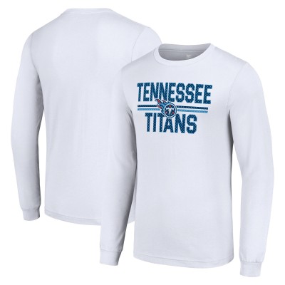 Футболка с длинным рукавом Tennessee Titans Starter Team Mesh Print Graphic - White