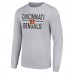 Футболка с длинным рукавом Cincinnati Bengals Starter Mesh Team Graphic - Heather Gray