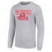 Футболка с длинным рукавом San Francisco 49ers Starter Team Mesh Print Graphic - Heather Gray