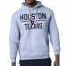 Толстовка Unisex Houston Texans Starter Heather Gray Team Mesh Print Graphic Tri-Blend