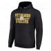 Толстовка Pittsburgh Steelers Starter Unisex Team Mesh Print Graphic Tri-Blend - Black