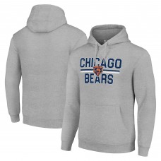 Толстовка Chicago Bears Starter Unisex Mesh Team Graphic Tri-Blend - Heather Gray