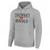 Толстовка Cincinnati Bengals Starter Unisex Mesh Team Graphic Tri-Blend - Heather Gray