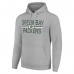 Толстовка Green Bay Packers Starter Unisex Team Mesh Print Graphic Tri-Blend - Heather Gray