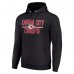 Unisex Kansas City Chiefs Starter Black Team Mesh Print Graphic Tri-Blend Pullover Hoodie